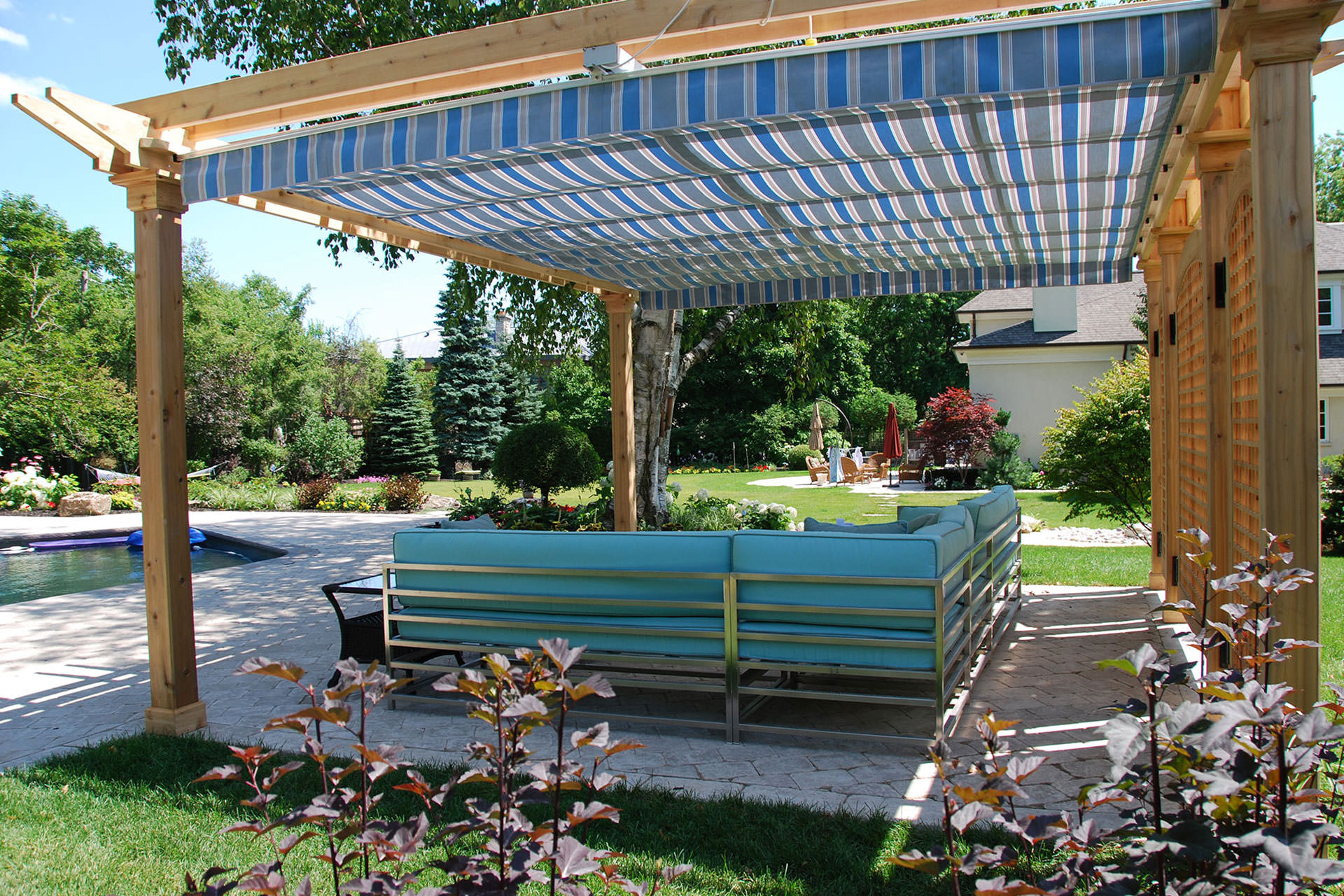 Retractable Pergola Canopy in Oakville | ShadeFX Canopies