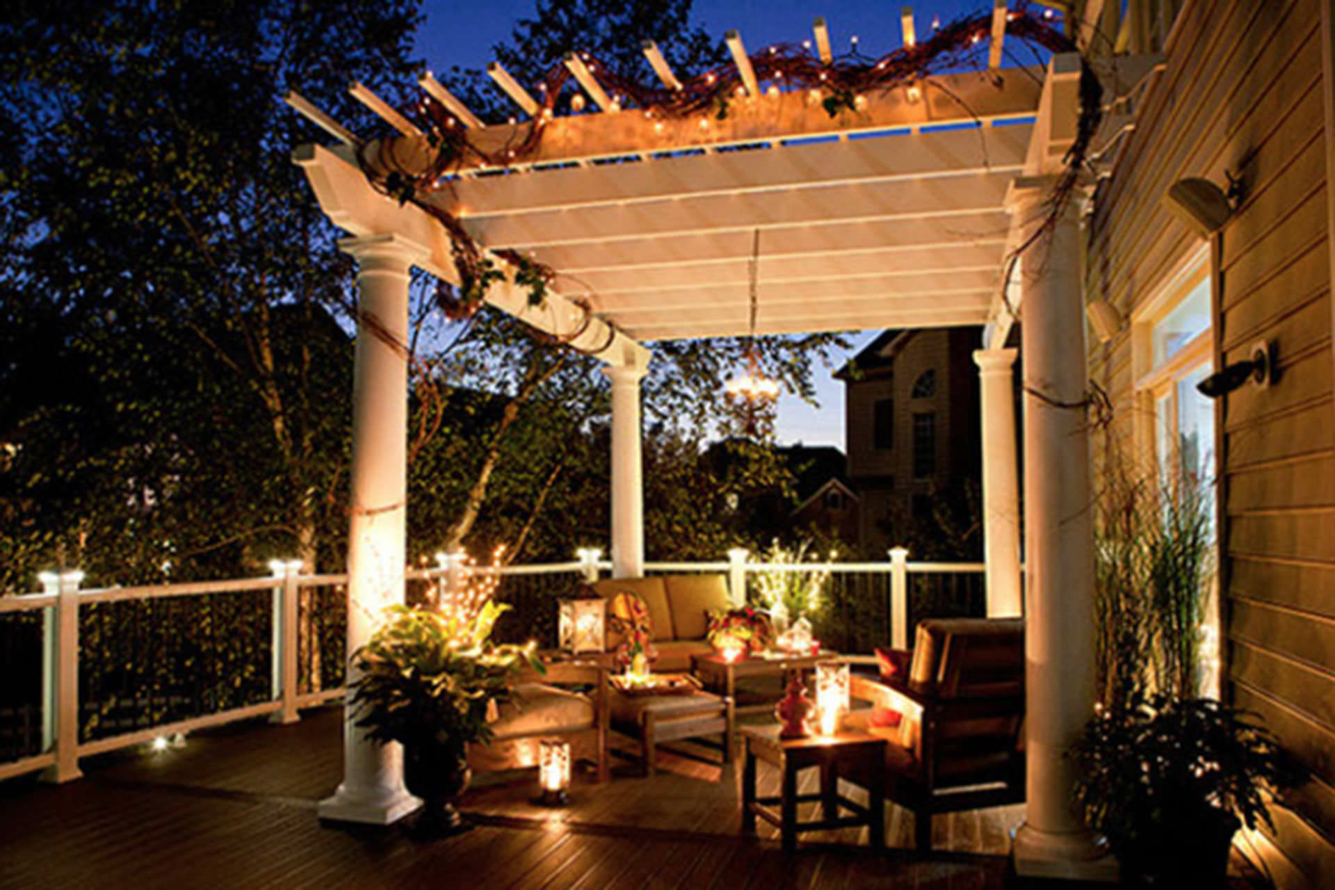 How To Hang Lights On Pergola Five Pergola Lighting Ideas to Illuminate Your Outdoor Space