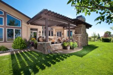 Planning an outdoor space - Could Haves - Pergola with fireplace and dining area